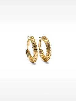 PARFOIS Pendientes De Aro Irregulares s Dorado Fashion