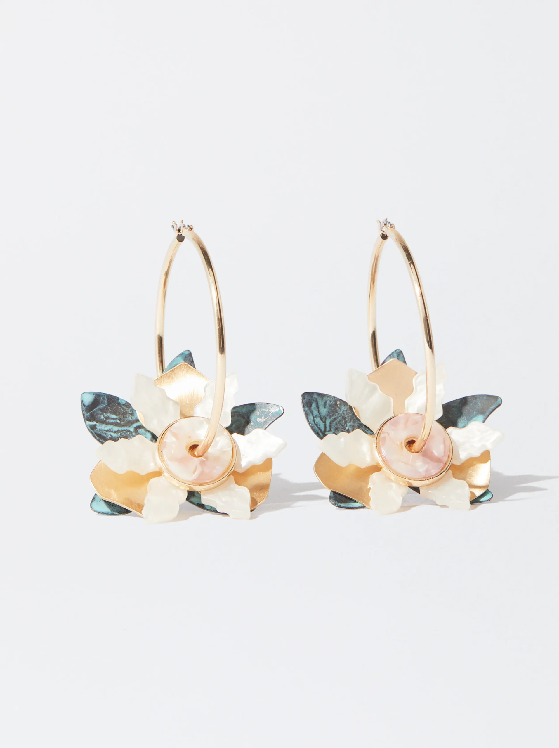 PARFOIS Pendientes De Aro Multicolor Multicor Cheap
