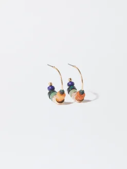PARFOIS Pendientes De Aro Multicolor Multicor Sale