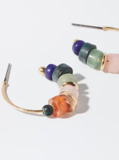 PARFOIS Pendientes De Aro Multicolor Multicor Sale