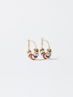 PARFOIS Pendientes De Aro Multicolor Multicor Best