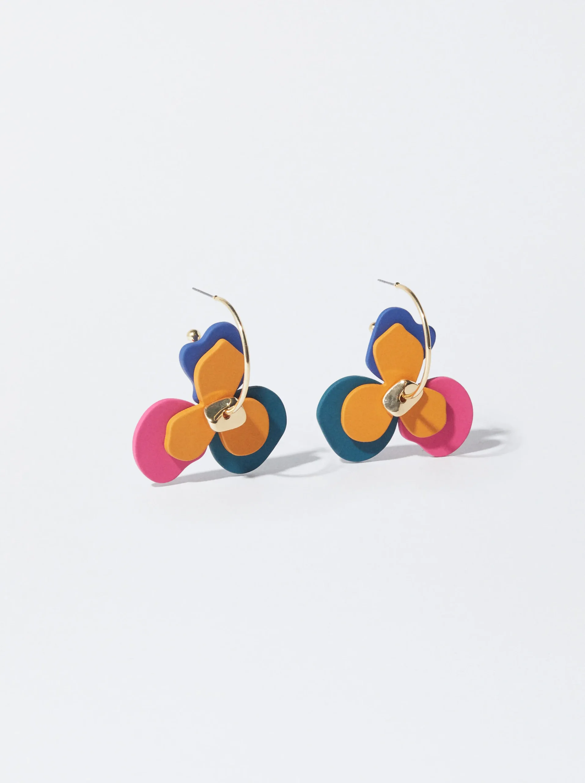 PARFOIS Pendientes De Aro Multicolor Multicor Shop