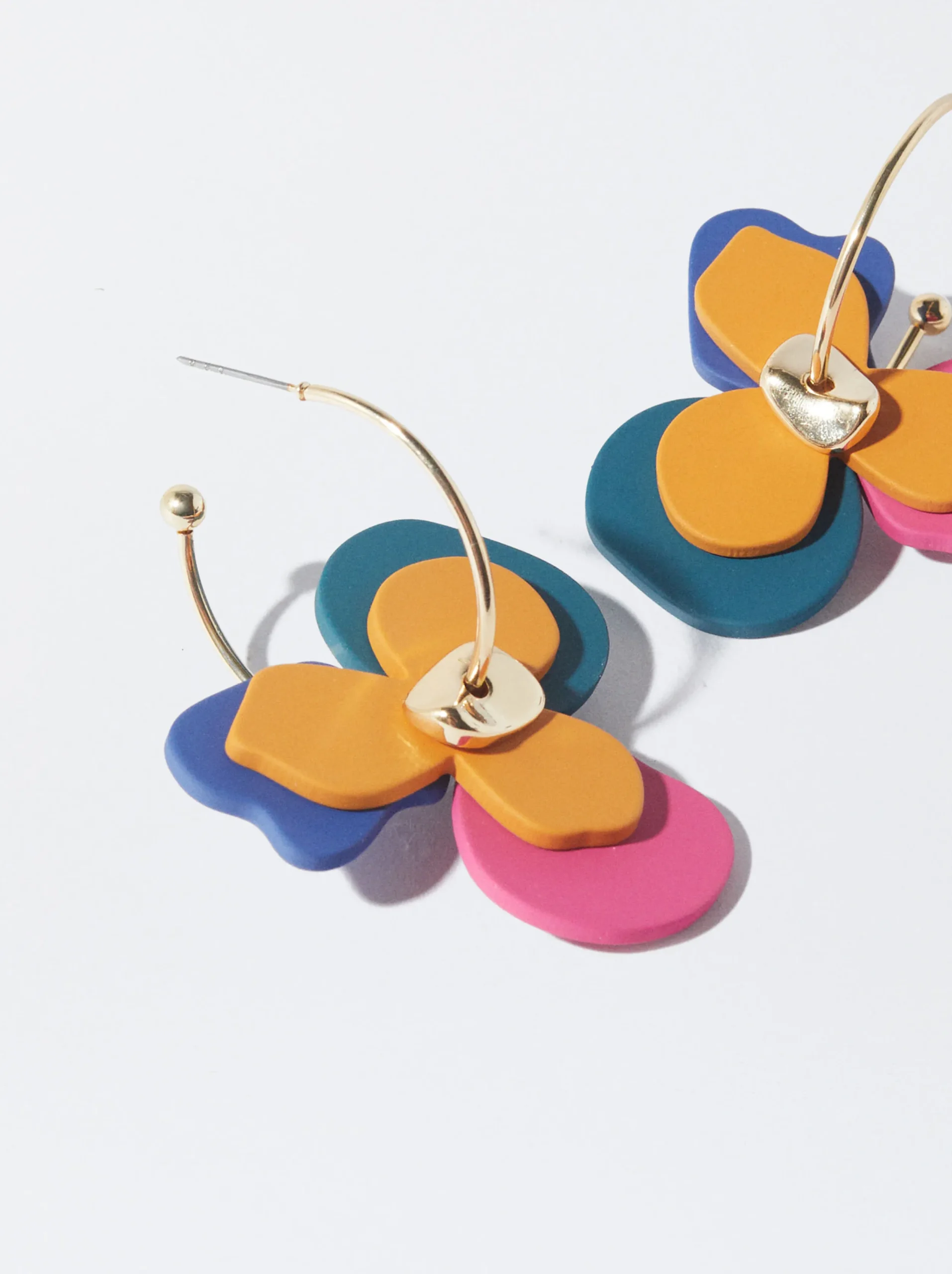 PARFOIS Pendientes De Aro Multicolor Multicor Shop