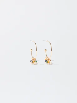 PARFOIS Pendientes De Aro Multicolor Multicor Flash Sale