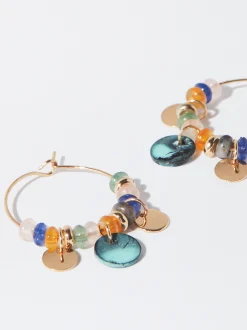PARFOIS Pendientes De Aro Multicolor Multicor Online