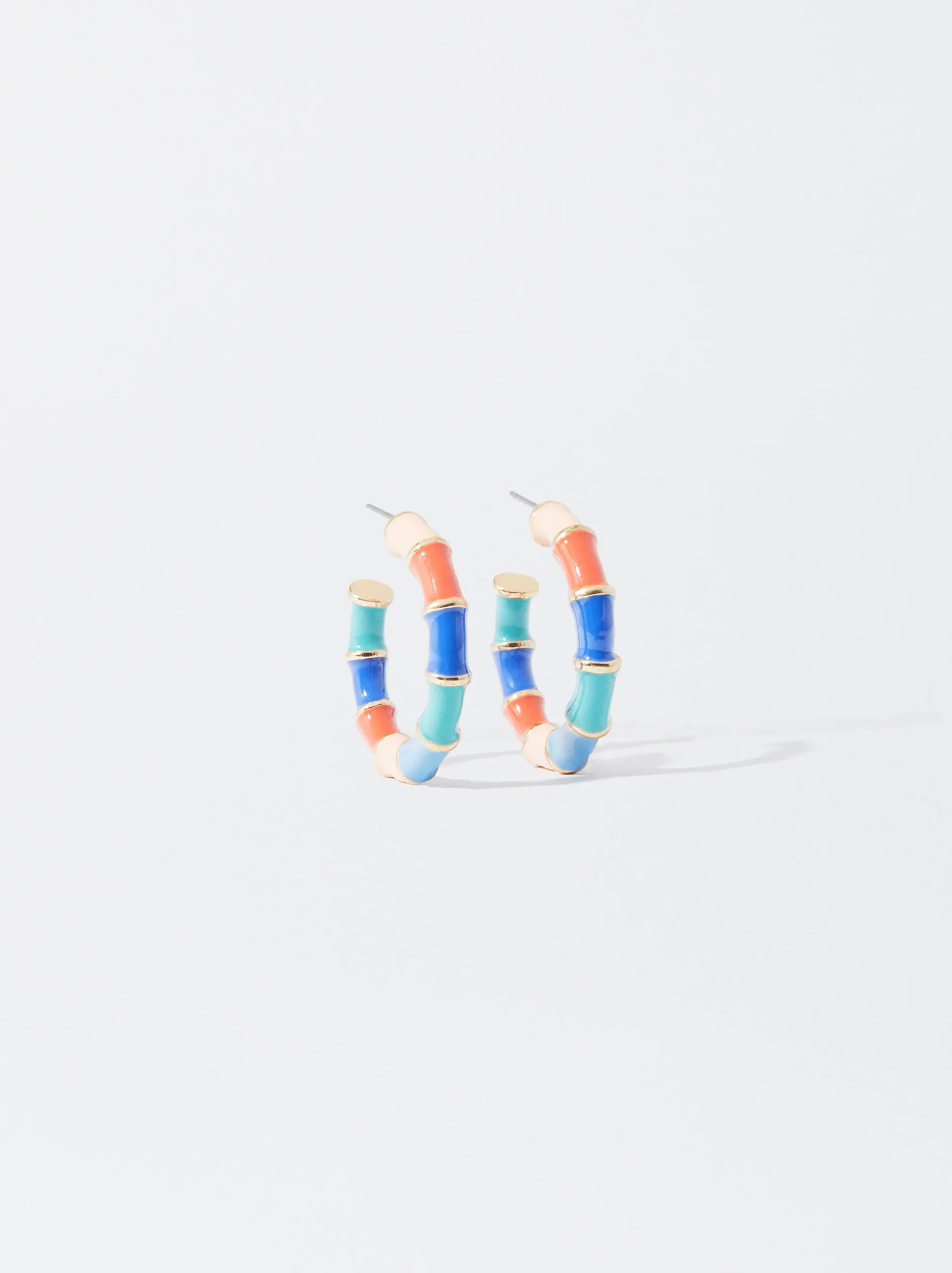 PARFOIS Pendientes De Aro Multicolor Multicor Cheap