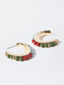 PARFOIS Pendientes De Aro Multicolor Multicor Discount