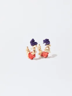 PARFOIS Pendientes De Aro Multicolor Multicor Online
