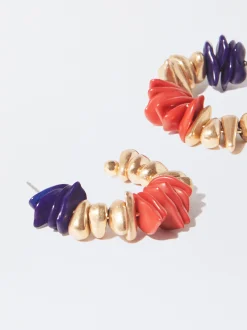 PARFOIS Pendientes De Aro Multicolor Multicor Online