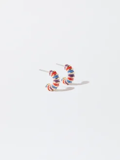 PARFOIS Pendientes De Aro Multicolor Multicor Best Sale
