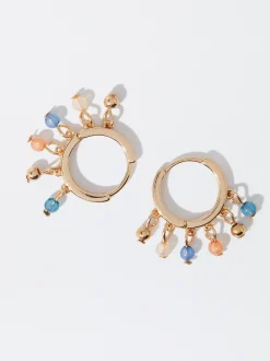 PARFOIS Pendientes De Aro Multicolor Multicor Best
