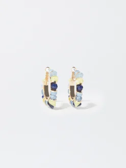 PARFOIS Pendientes De Aro Multicolor Multicor Clearance