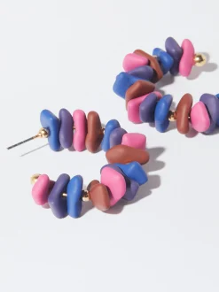 PARFOIS Pendientes De Aro Multicolor Multicor Hot