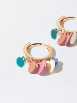 PARFOIS Pendientes De Aro Multicolor Multicor Sale