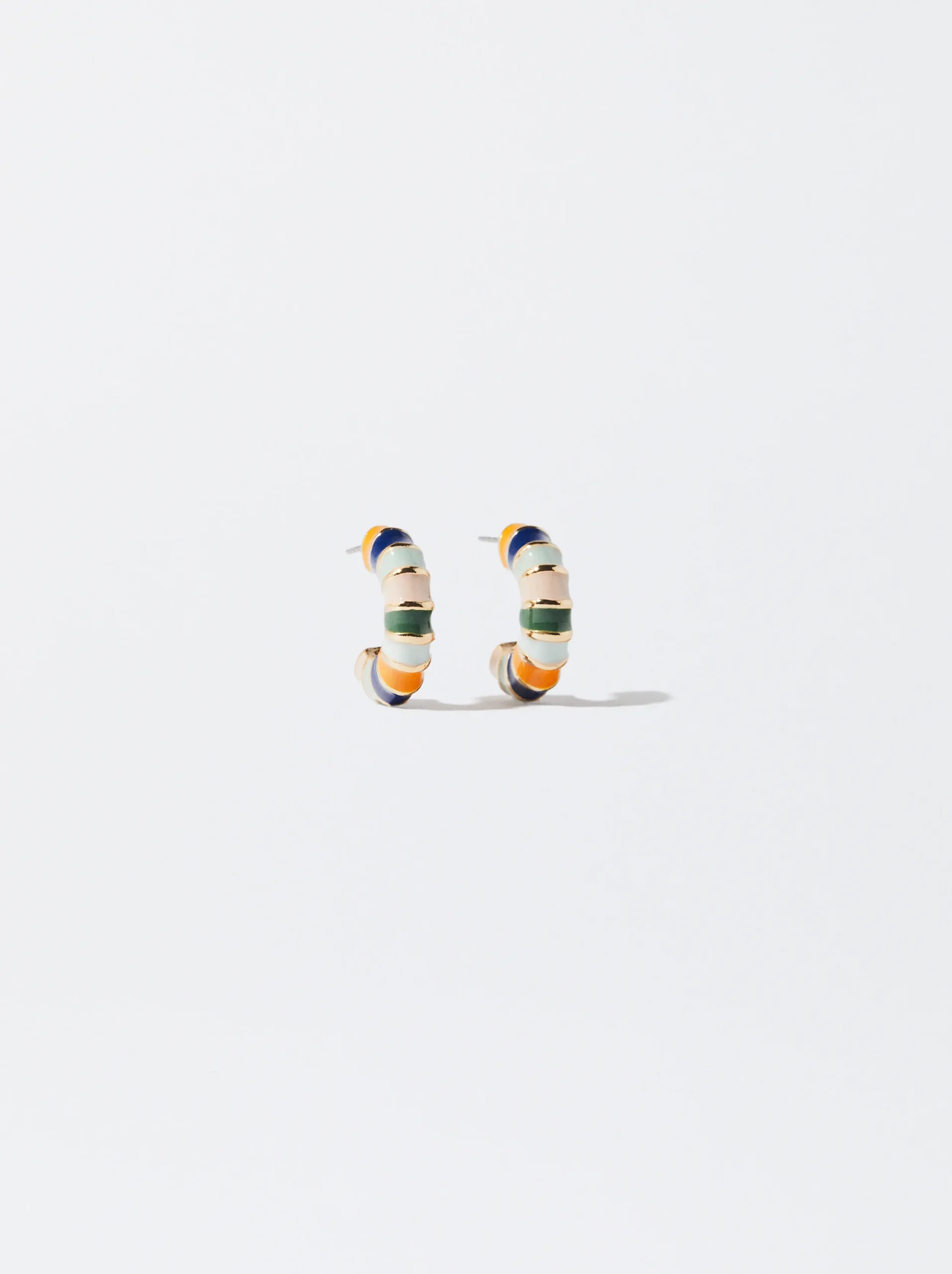 PARFOIS Pendientes De Aro Multicolor Multicor Cheap
