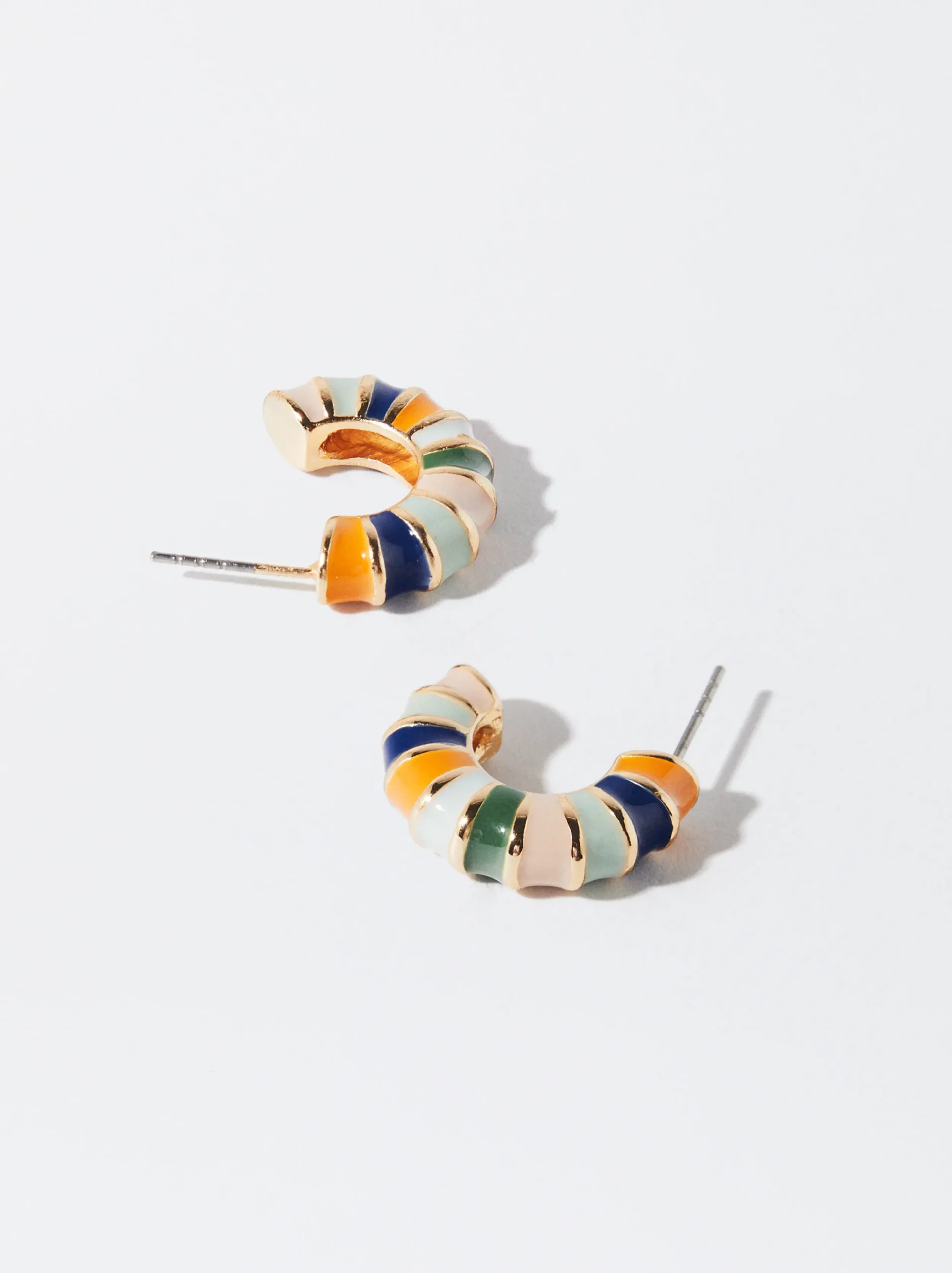 PARFOIS Pendientes De Aro Multicolor Multicor Cheap