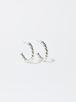 PARFOIS Pendientes De Aro s Plateado Sale