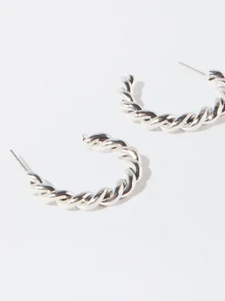 PARFOIS Pendientes De Aro s Plateado Sale