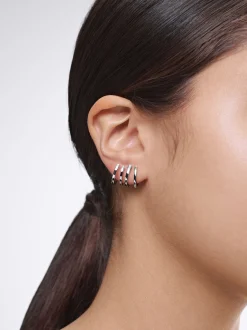 PARFOIS Pendientes De Aro s Plateado Shop
