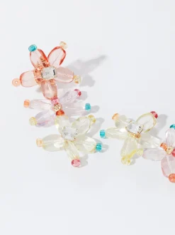 PARFOIS Pendientes De Clip Con Cristales Multicor Store