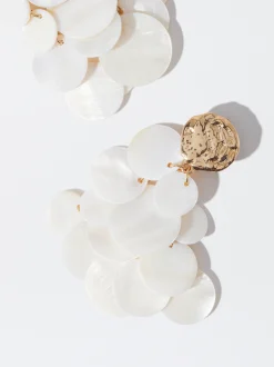 PARFOIS Pendientes De Concha Beige Online