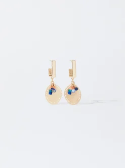 PARFOIS Pendientes Dorados Multicor Clearance