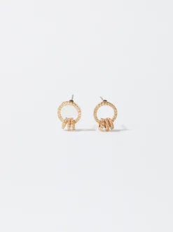 PARFOIS Pendientes s Con Circonitas Dorado Cheap