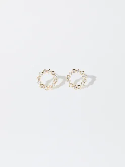 PARFOIS Pendientes s Con Circonitas Dorado Best