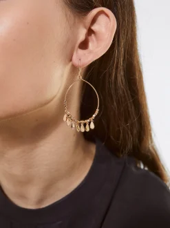PARFOIS Pendientes s Con Medallas Dorado Flash Sale