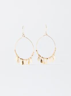 PARFOIS Pendientes s Con Medallas Dorado Flash Sale