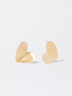 PARFOIS Pendientes s Coraz&oacute;n Dorado Cheap