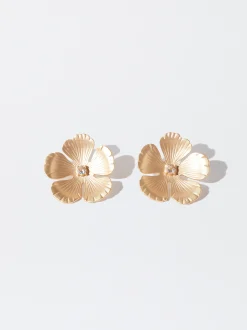 PARFOIS Pendientes s Flor Dorado Best