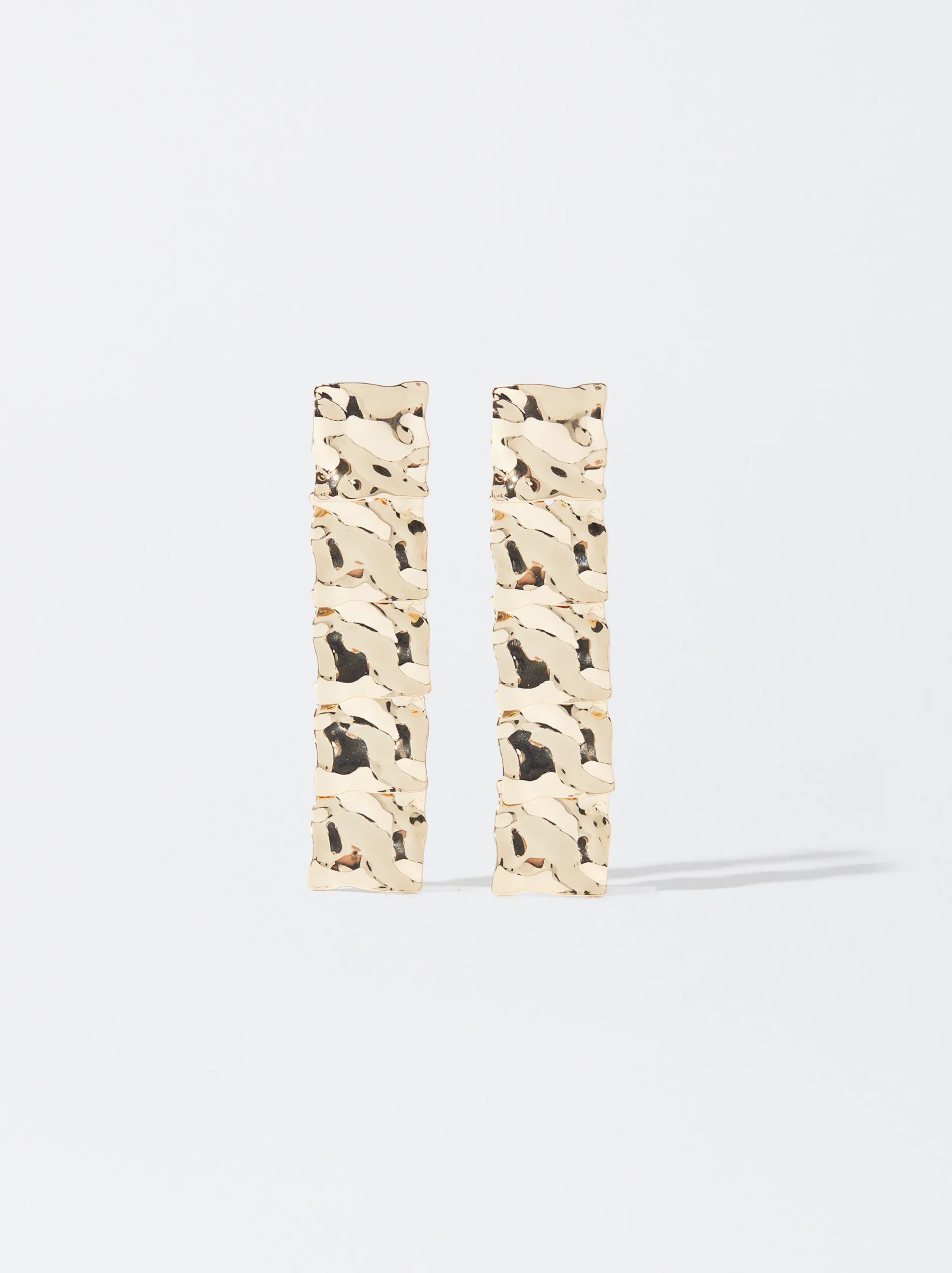 PARFOIS Pendientes s Relieve Dorado Outlet