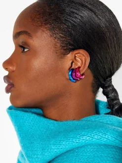 PARFOIS Pendientes Ear Cuff Metalizados Multicor Sale