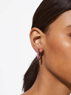PARFOIS Pendientes Esmaltados Multicor Outlet
