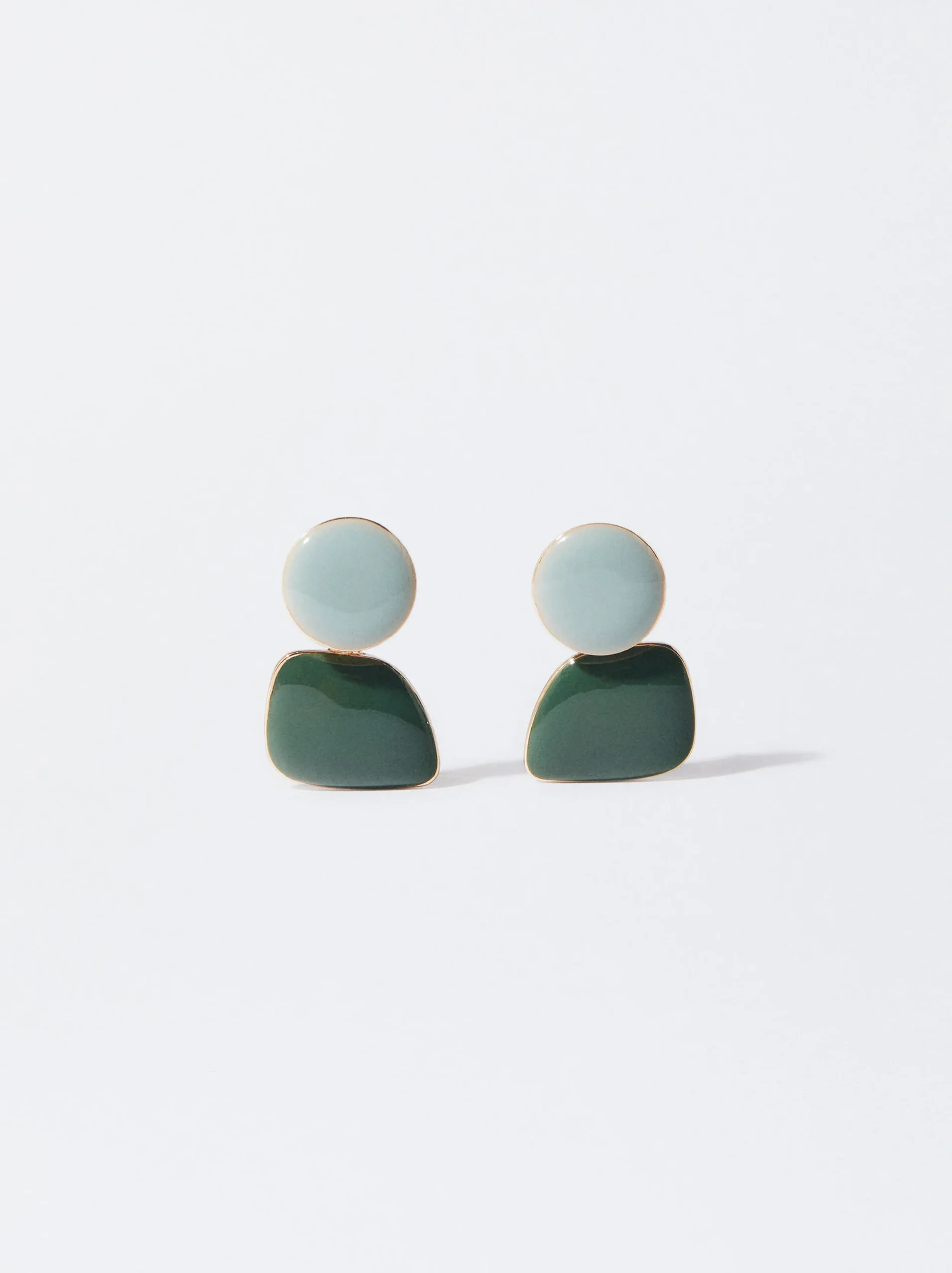 PARFOIS Pendientes Esmaltados Multicor Store