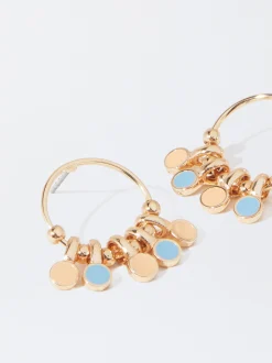 PARFOIS Pendientes Esmalte Multicor Outlet