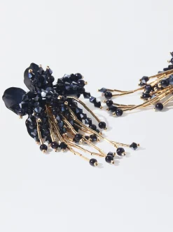 PARFOIS Pendientes Flor Azul New
