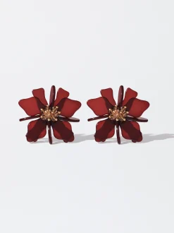 PARFOIS Pendientes Flor Azul Discount
