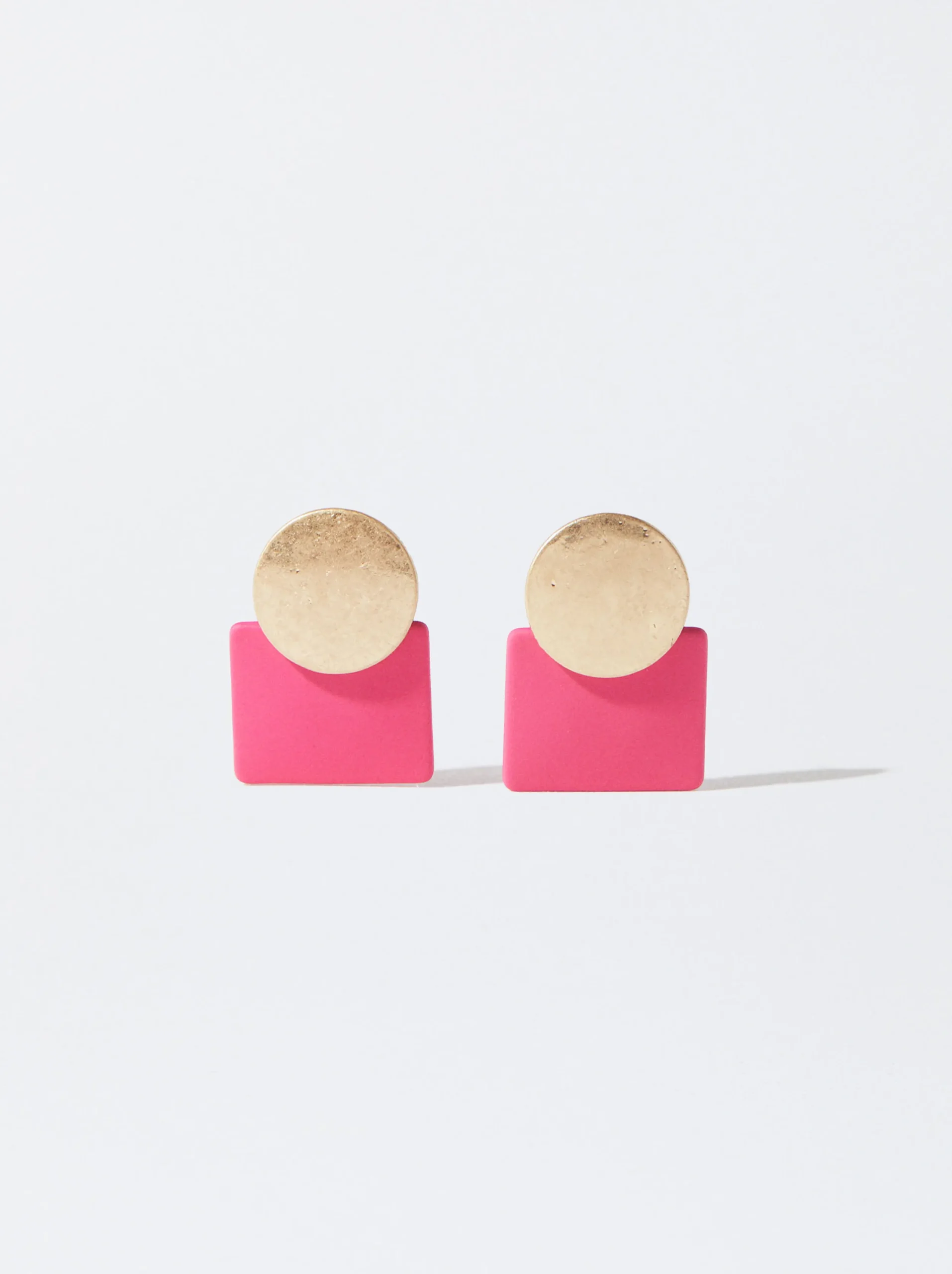 PARFOIS Pendientes Geométricos Rosa Cheap