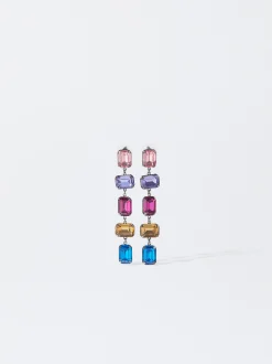PARFOIS Pendientes Largos Multicolor Multicor Cheap