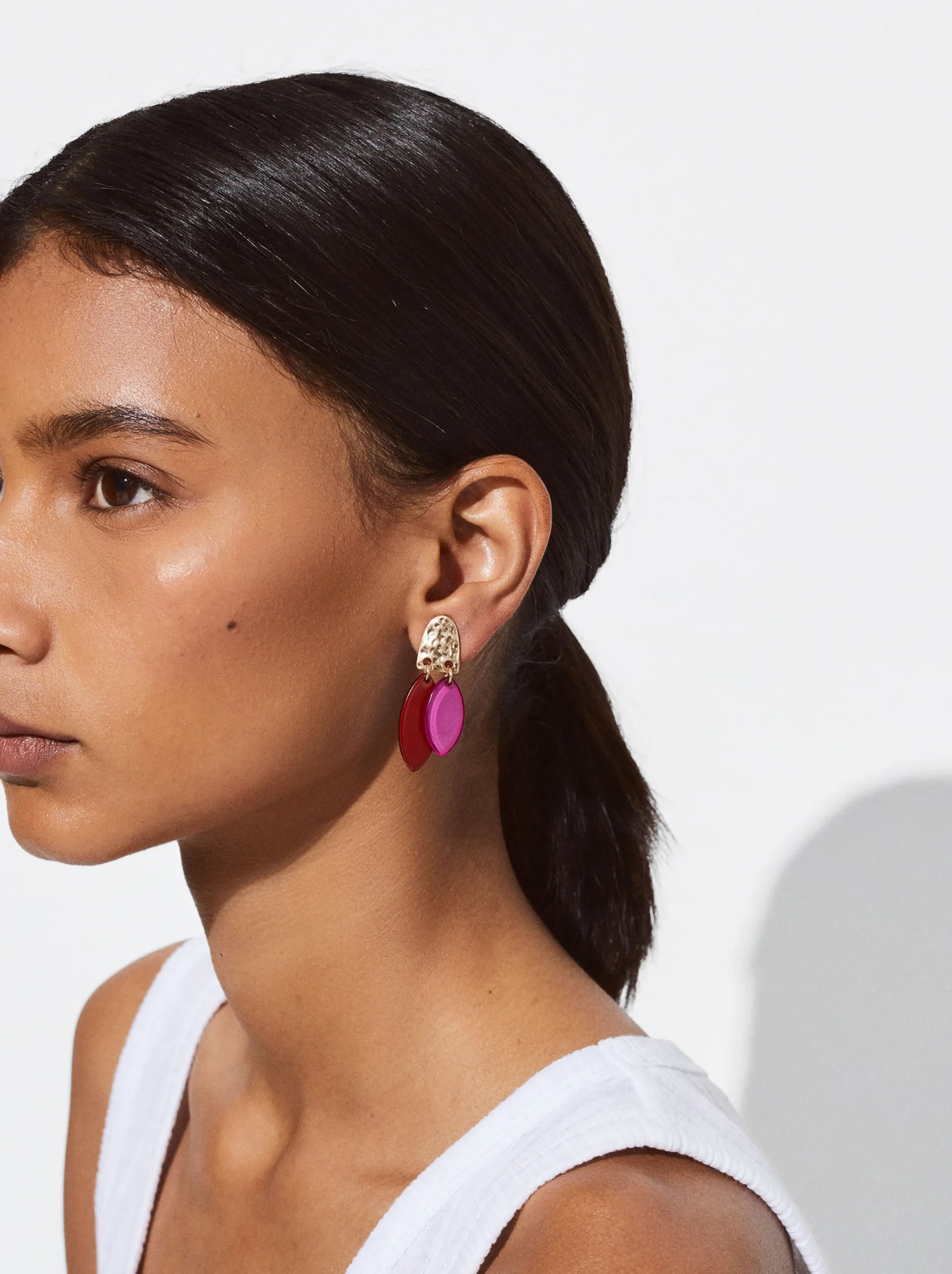 PARFOIS Pendientes Multicolor Con Resina Multicor Sale
