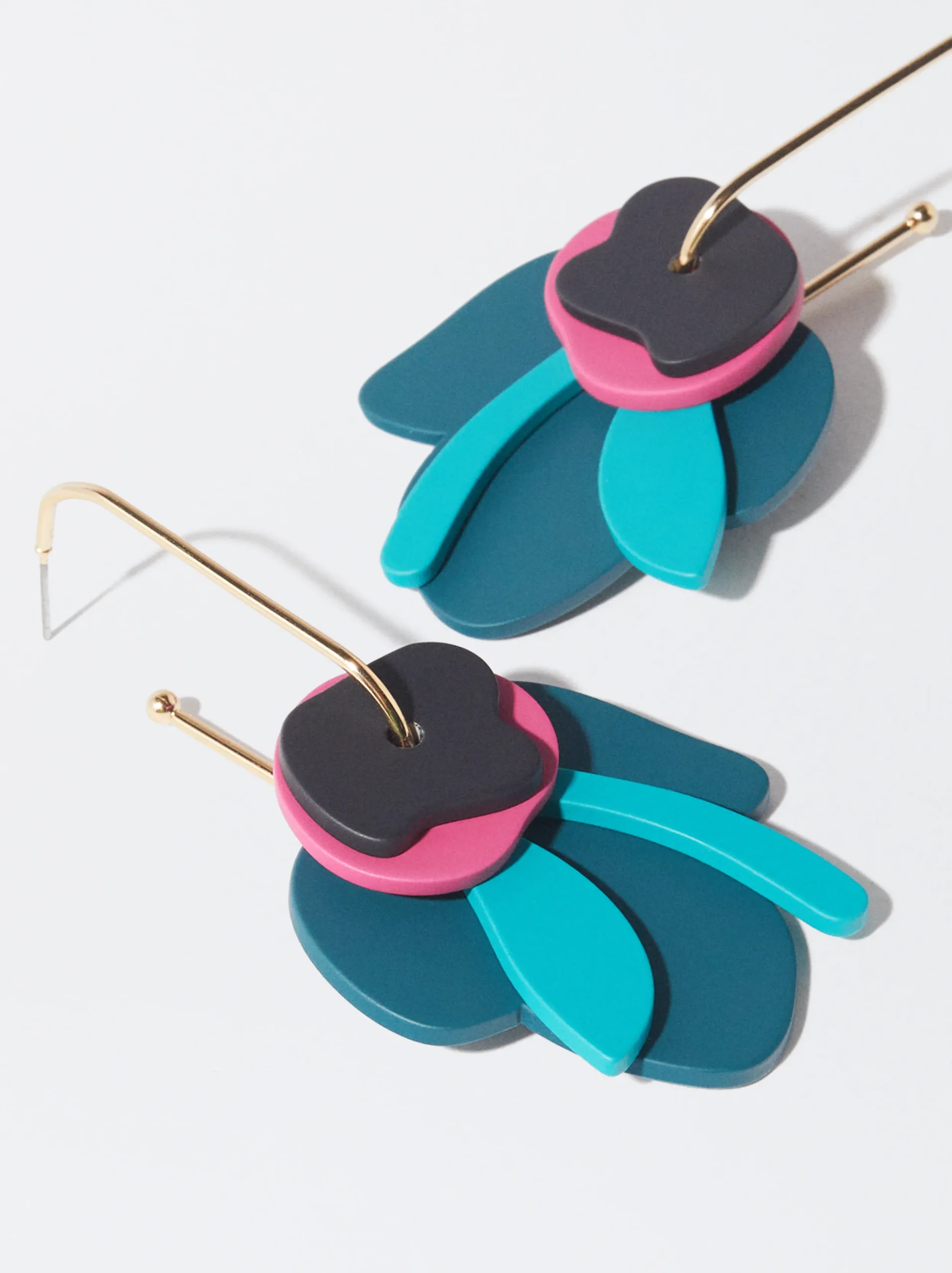PARFOIS Pendientes Multicolor Con Acr&iacute;lico Multicor Discount