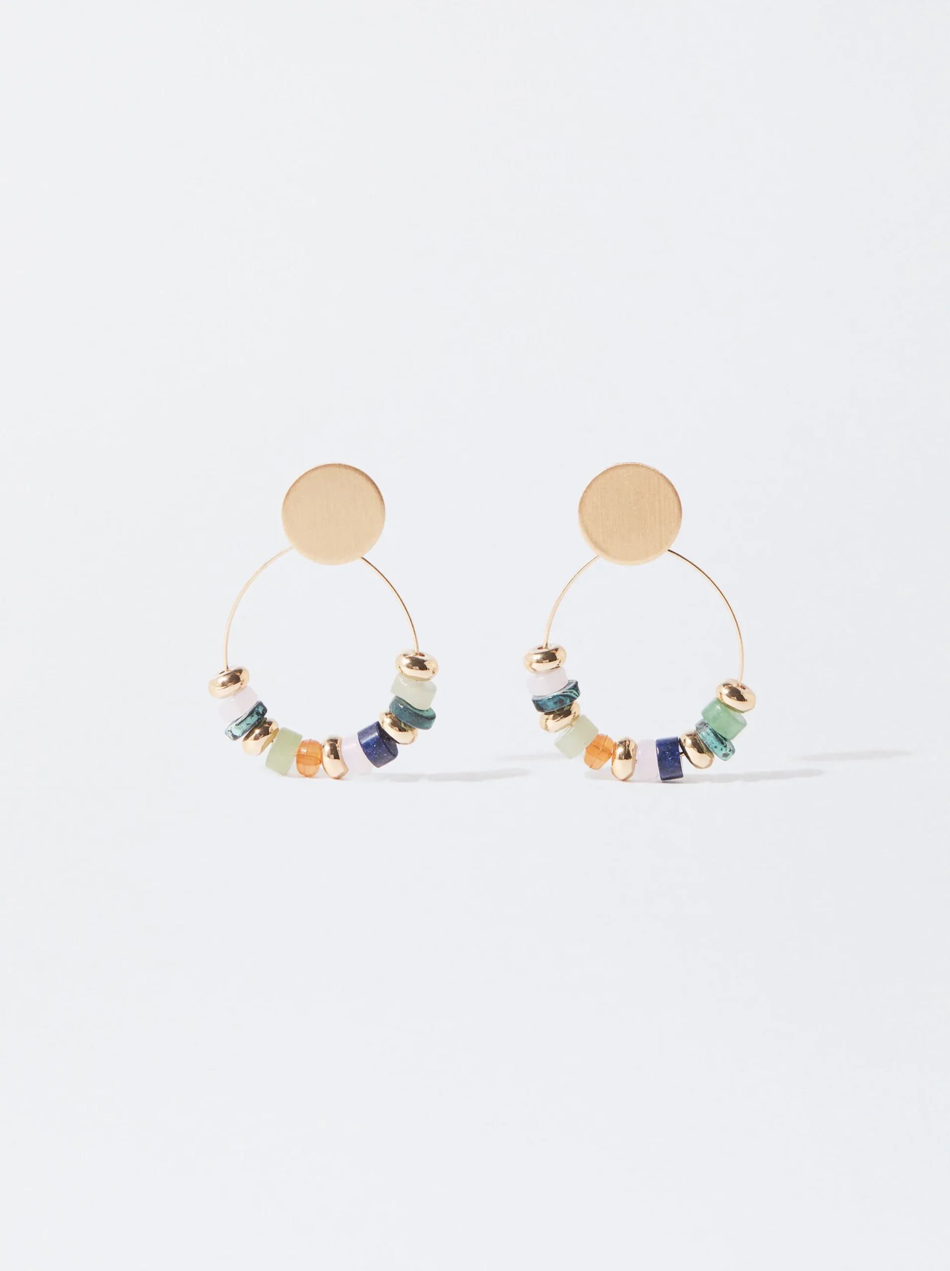 PARFOIS Pendientes Multicolor Con Piedra Multicor Outlet