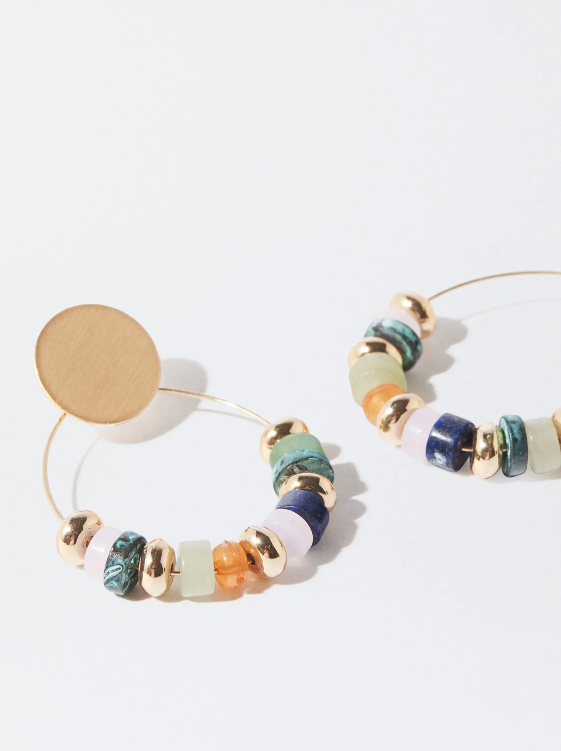 PARFOIS Pendientes Multicolor Con Piedra Multicor Outlet