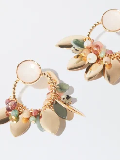 PARFOIS Pendientes Multicolor Con Piedra Multicor Best Sale