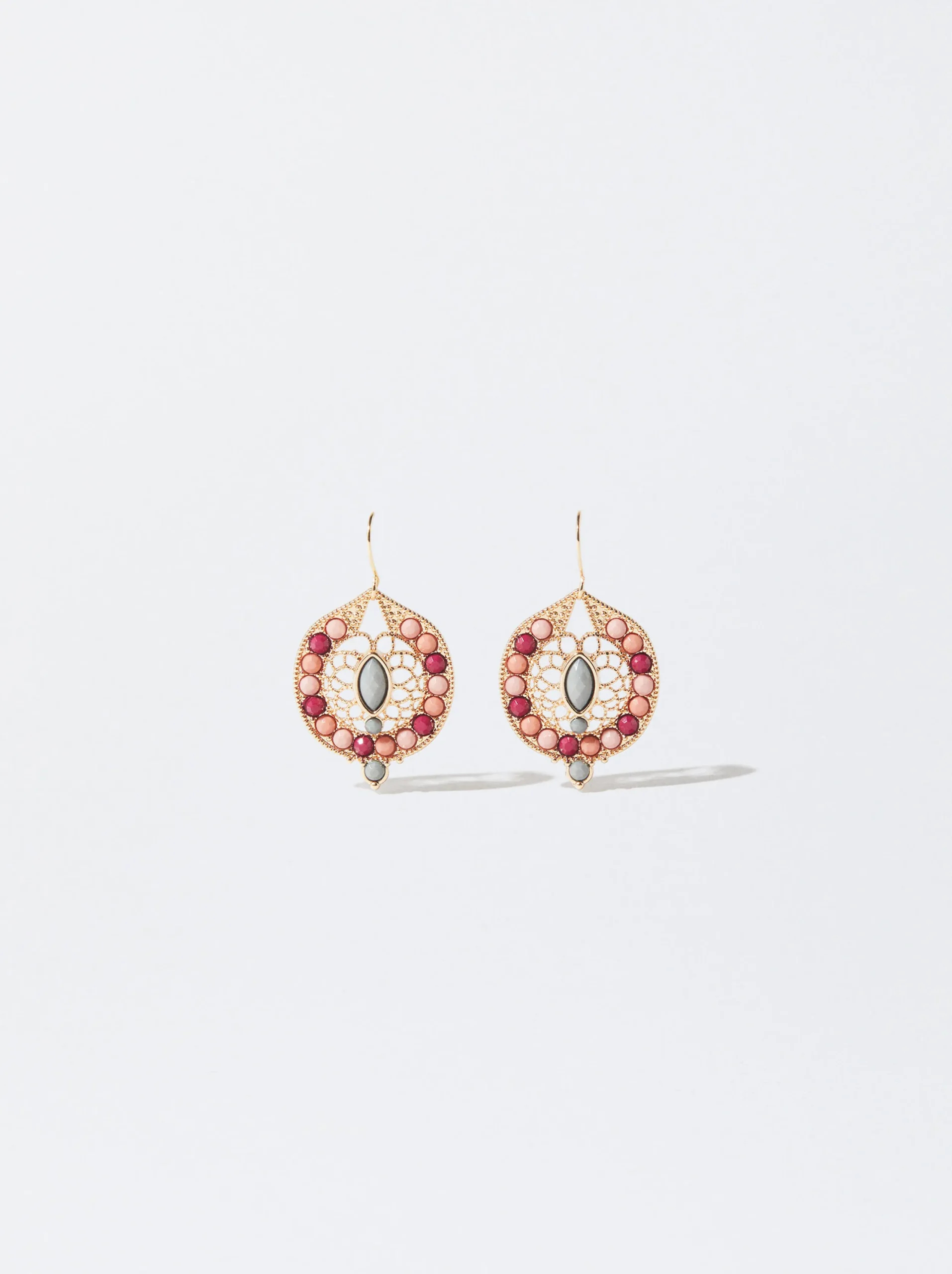 PARFOIS Pendientes Multicolor Con Piedra Multicor Hot