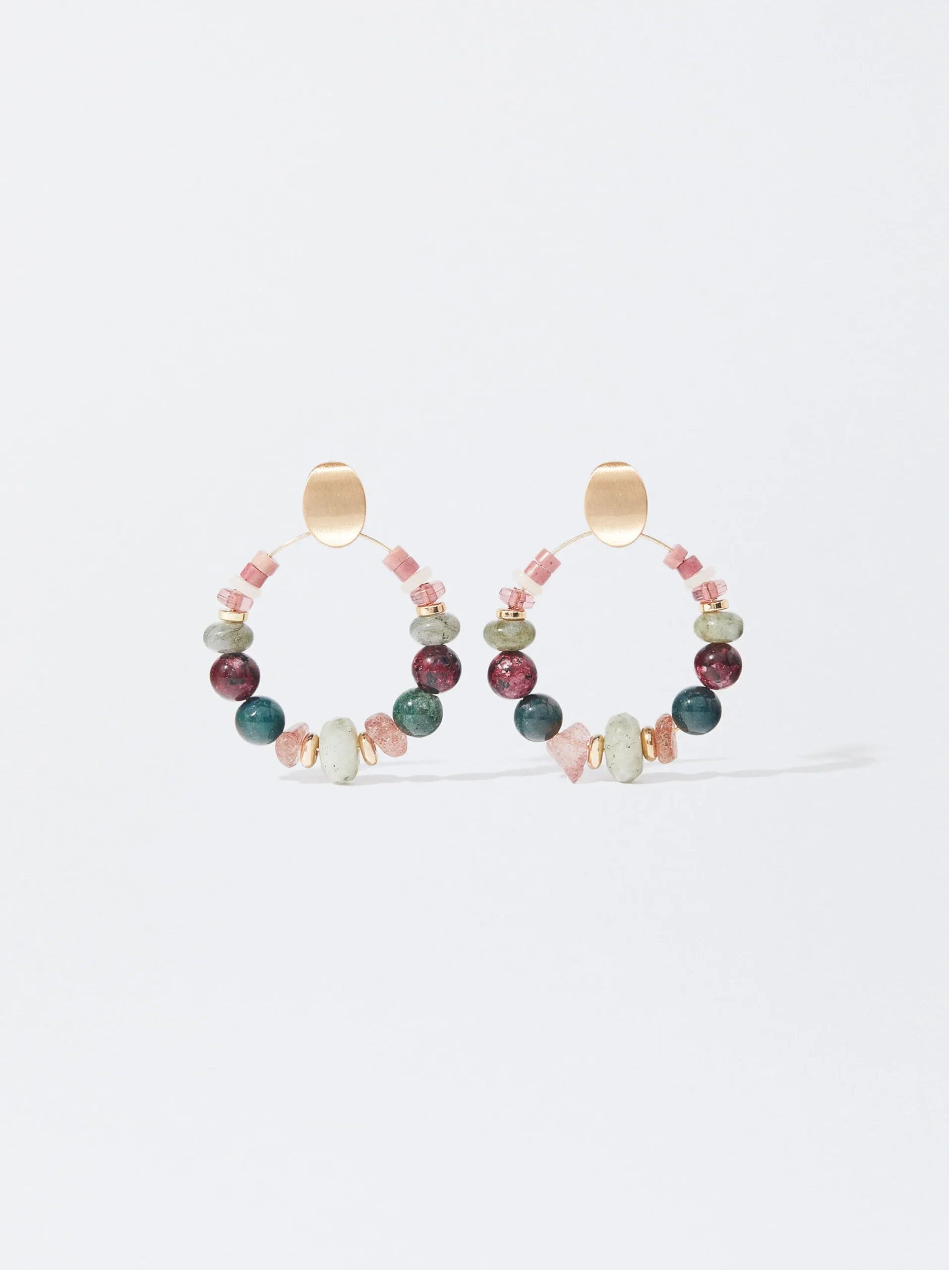 PARFOIS Pendientes Multicolor Con Piedra Multicor Outlet
