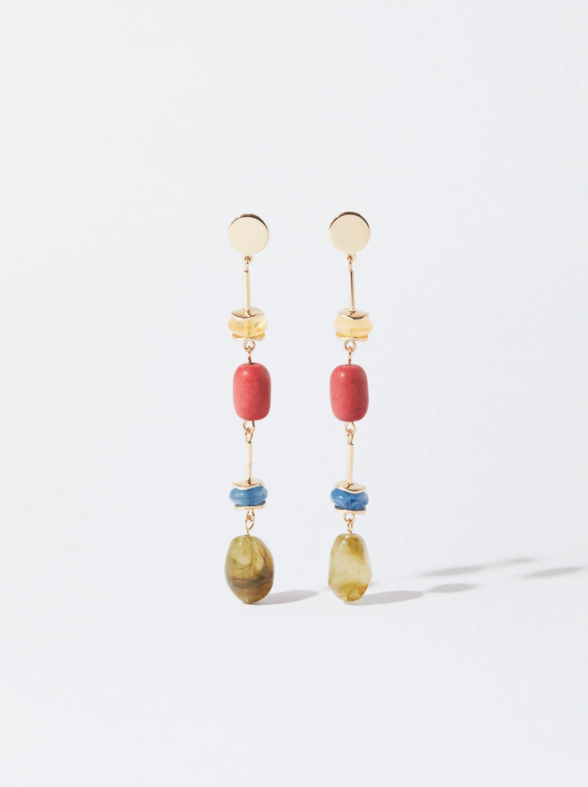PARFOIS Pendientes Multicolor Con Piedra Multicor Best Sale