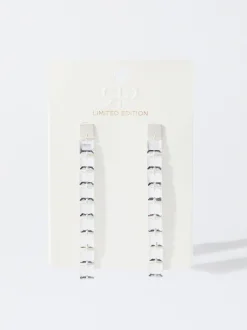 PARFOIS Pendientes s Plateado Sale